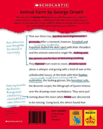 Animal Farm Back Page