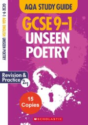 AQA Study Guide: GCSE 9-1 Unseen Poetry 15 Copies